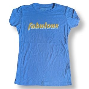 Women’s Muscle Box Fabulous Graphic T-Shirt Size Medium